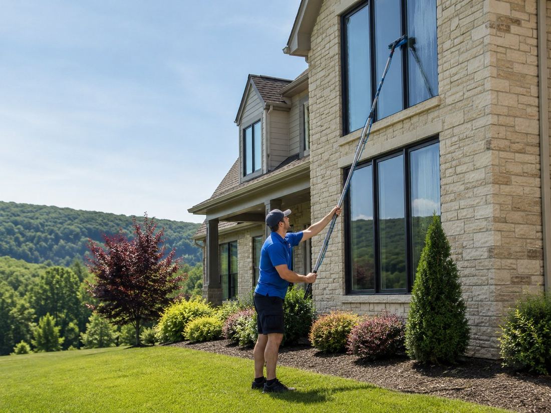 Residential window cleaning Central PA